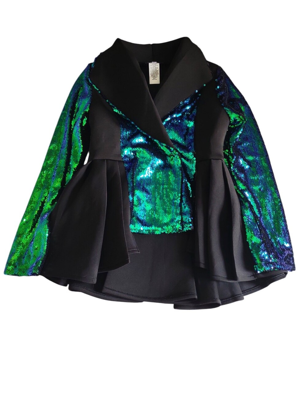 Ein Small Sequin Peplum Jacket FLAWED